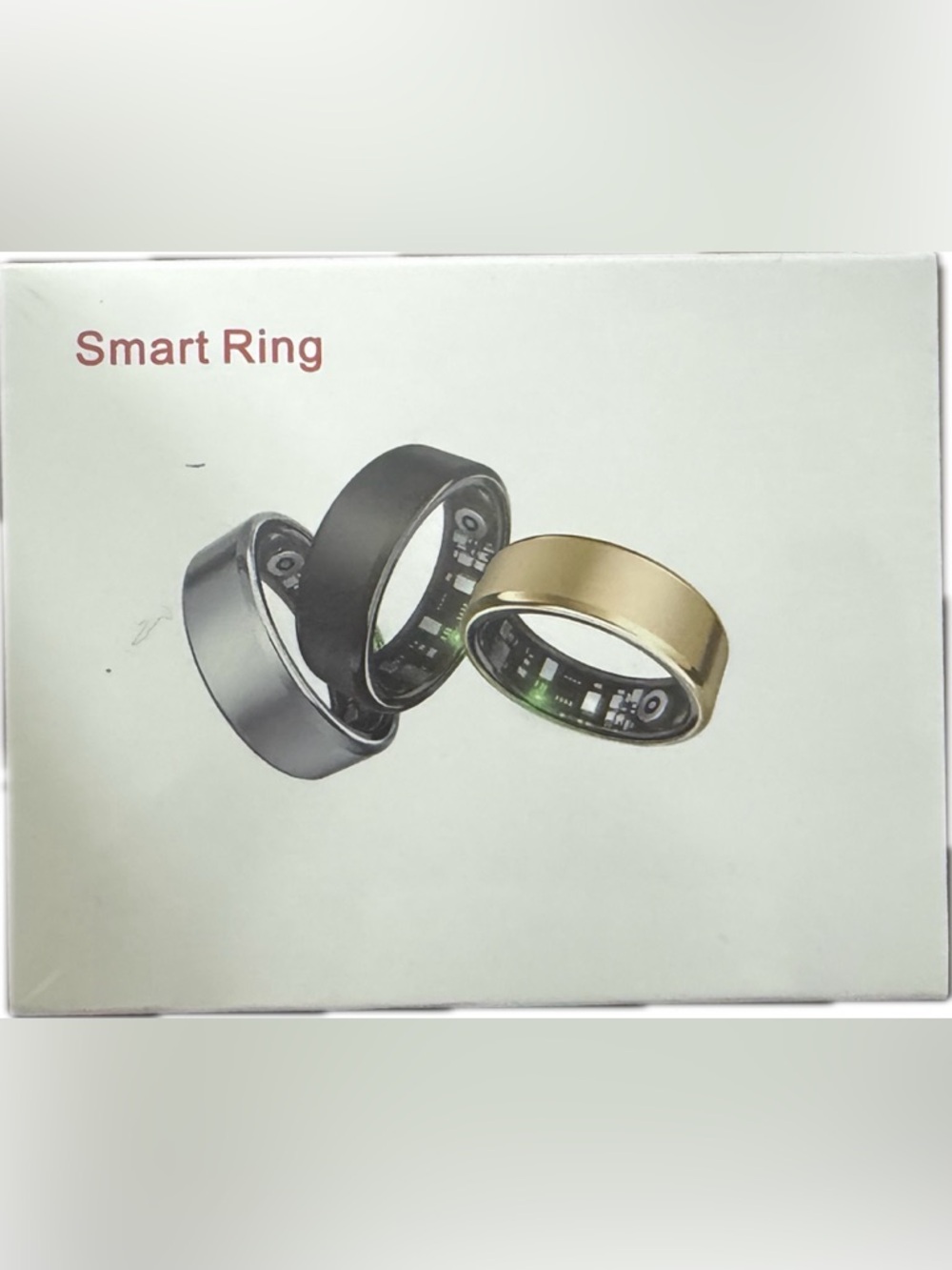 Da Rings Smart Ring Activity Tracker Heart Rate Monitor Magnetic Charging Size 7